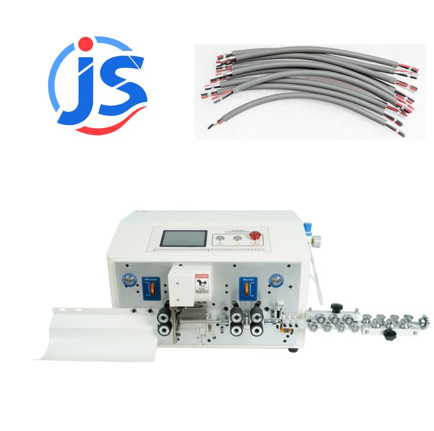 Round Sheathed Copper Cable Cutting Machine Multi Core Copper Wire Stripping Machines