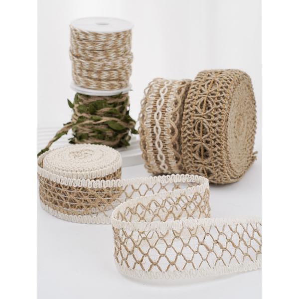 Рождественская коричневая ленточка из лопатки 5 мм-45 мм