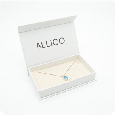 boîte en carton du collier 1400gsm, vernissant la boîte de empaquetage magnétique de 3mm