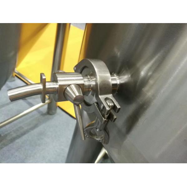 10BBL / 15BBL Beer Fermentation Equipment , 2MM Outer Tank Craft Beer Equipment