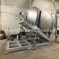 4000KG Natural Gas Industrial Copper Metal Melting Furnace Rotary Furnace