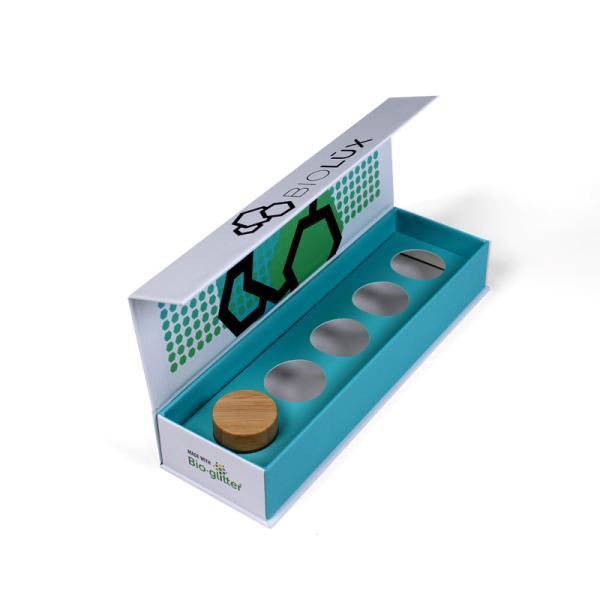 Stylish Cosmetic Packaging Box Magetic Gift Box fit For Essential Oils Cosmetics Jar Jam Honey Bottle