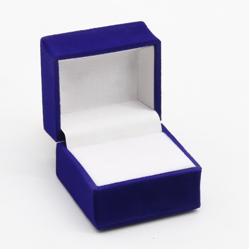 Special Velvet Book Jewelry Boxes Custom Color Velvet Wedding Ring Box