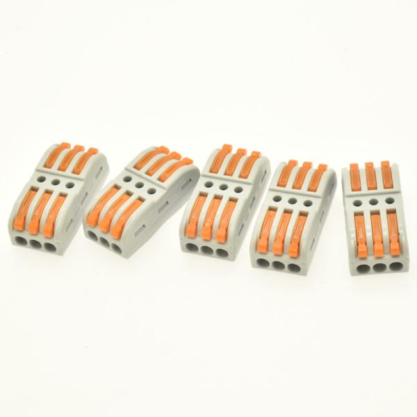 LED light Connector 3 poles LED light terminal block double row connector