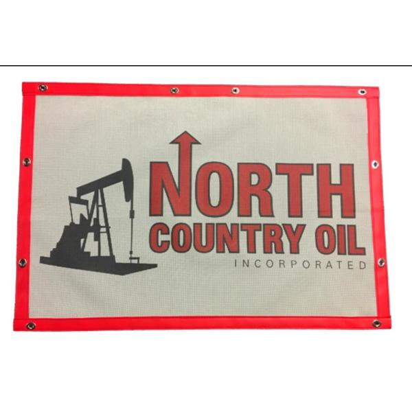 Reusable Mesh Vinyl Banner Digital Printing Various Designs For Beach Chair And Banners