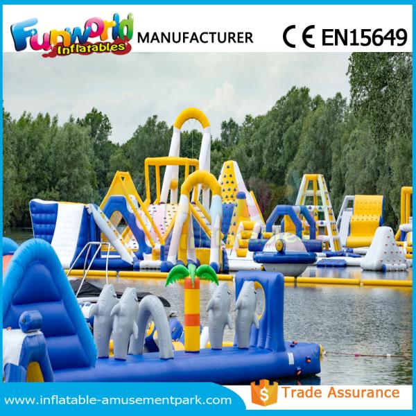 Подгонянный раздувной брезент ПВК оборудования 0.9мм парка Аква тематического парка воды