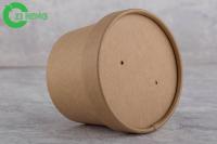 Tasses de papier d'emballage de boissons/casse-croûte 350 ml d'anti eau avec la couverture de papier écologique
