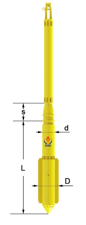 75 Vibro кучи учреждения оборудования Vibroflotation KW эксплуатационной инженерии