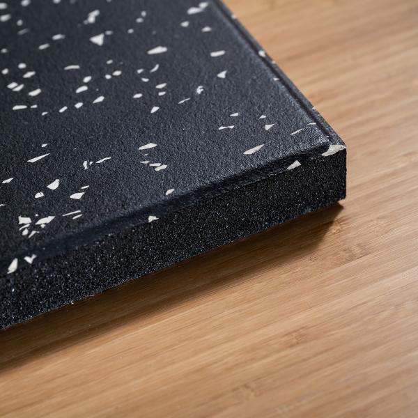 Red Indoor Rubber Floor Tiles Anti Shock Gym Protective Flooring 500x500x30mm