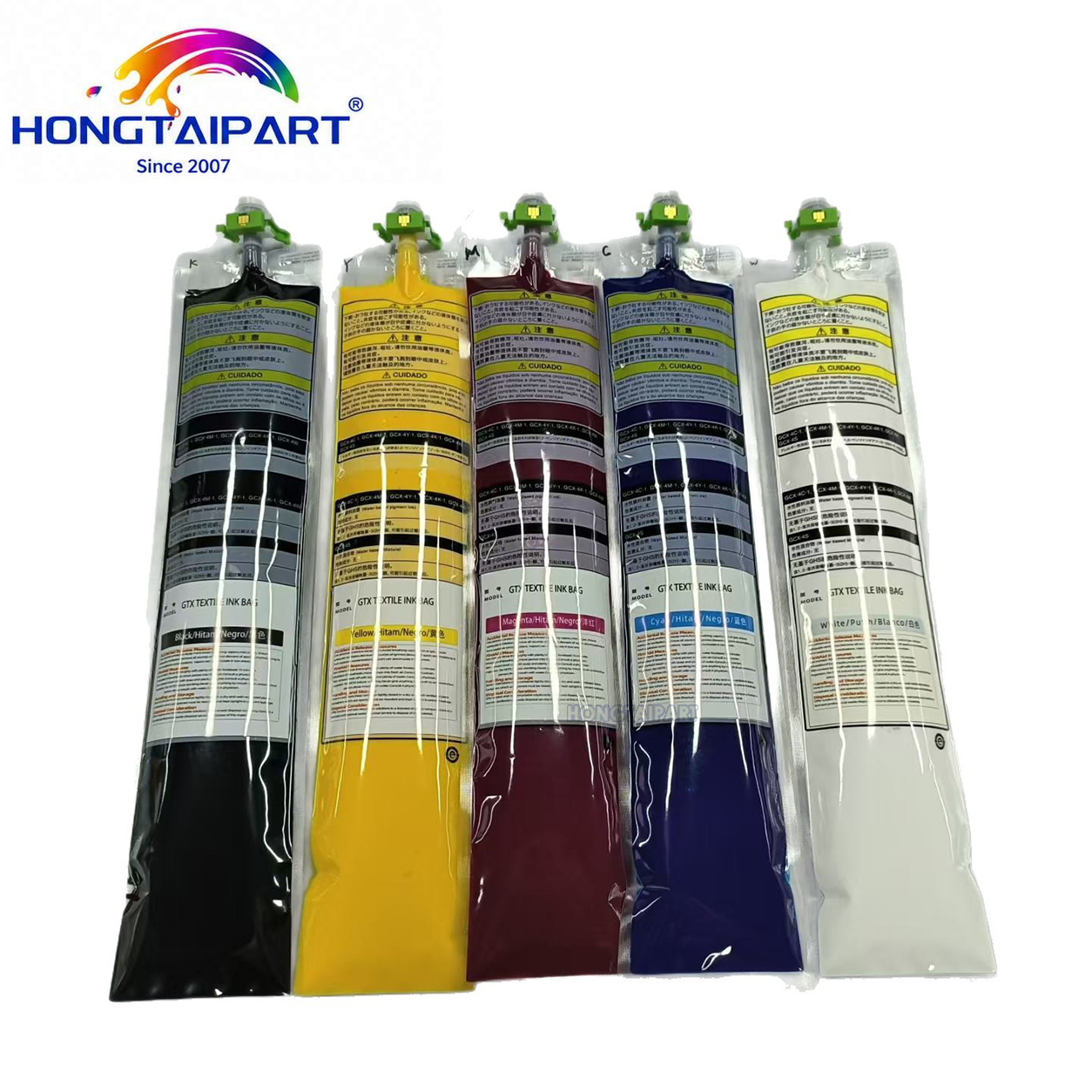 Data‑calibrated 700ml One‑Time Ink Bag Chip Pin‑aligned Anti‑oxidative Compatible For Brother GTX GTXPRO DTG Printer