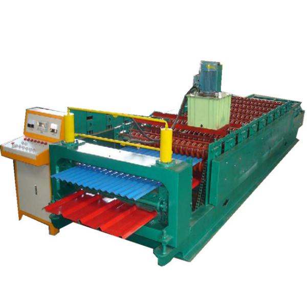 customized 686/840 trapezoid steel galvanized aluminium ibr roof sheet roll forming making machine