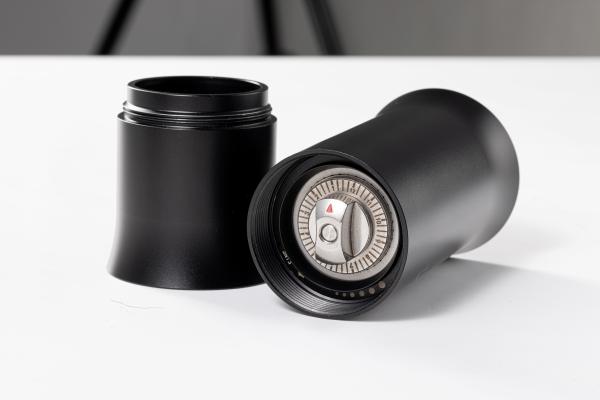 Smaller Portable Sanding Hand Office Coffee Grinder With Walnut Handle
