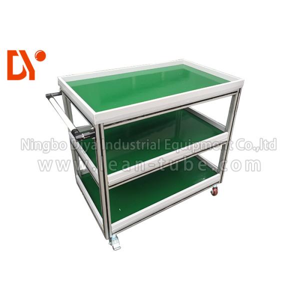 Нажатый рукой срок службы покрытия брызг профиля тележки Тоте сваренный холодом алюминиевый длинный