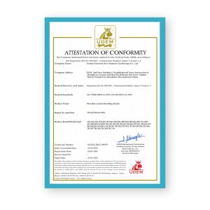 Foshan Gelinsen New Materials Technology Co., Ltd. Certifications
