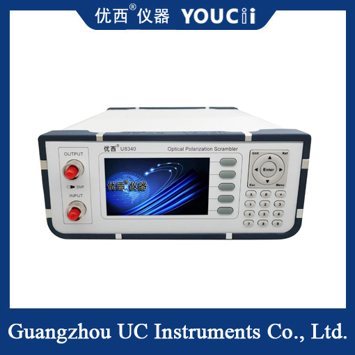 Desktop Motorized Polarization Scrambler Wavelength Range Of 1200 ~ 1610nm