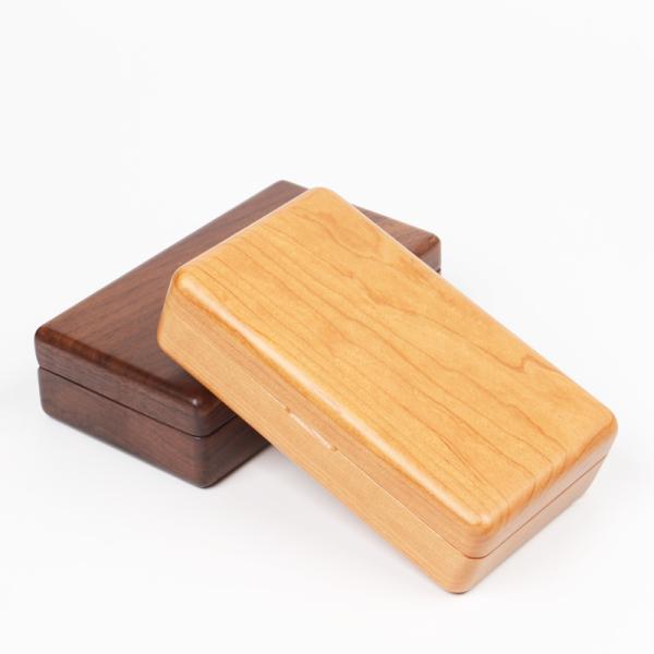 Durable wooden box jewelry storage box Ring  Packaging Custom logo