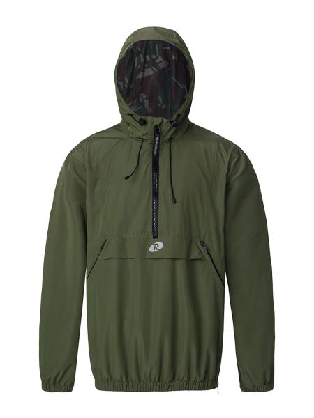 Lightweight Pullover Anorak Track Jacket Windbreaker Unisex Plus Size
