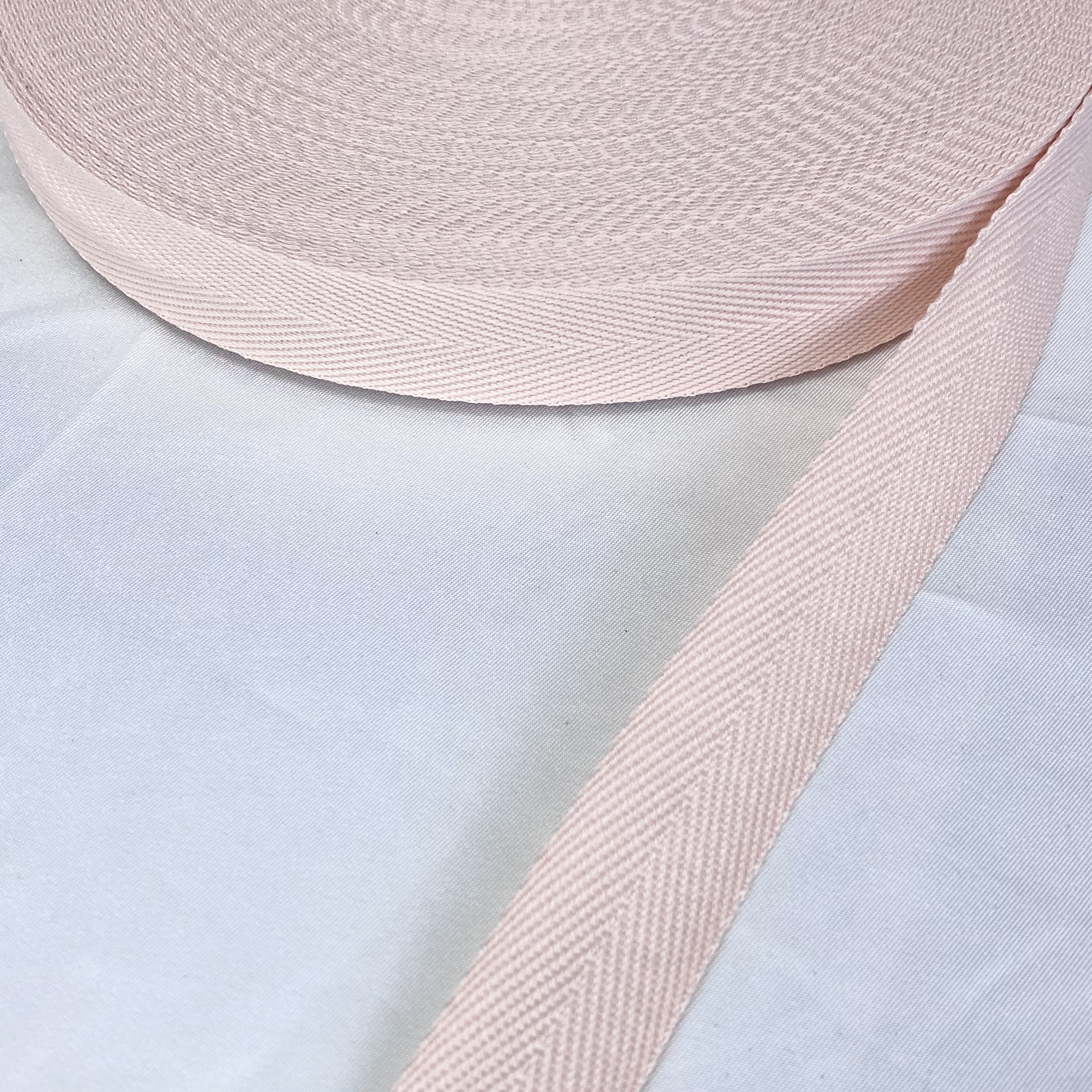 Herringbone polyester-cotton webbing Various colors Backpack strap Belt Handbag strap
