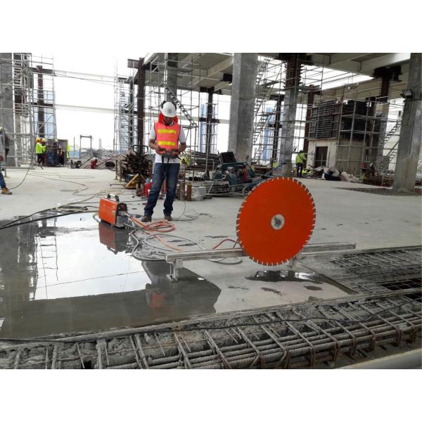 Laser Welded 800mm Diamond Wall Saw Blades For Cutting Reinforced Concrete