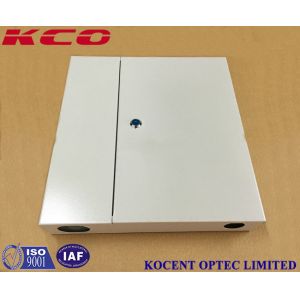 Wall Mount Fiber Optic Distribution Terminal Box Indoor FTTH FTTB 24port Double Door