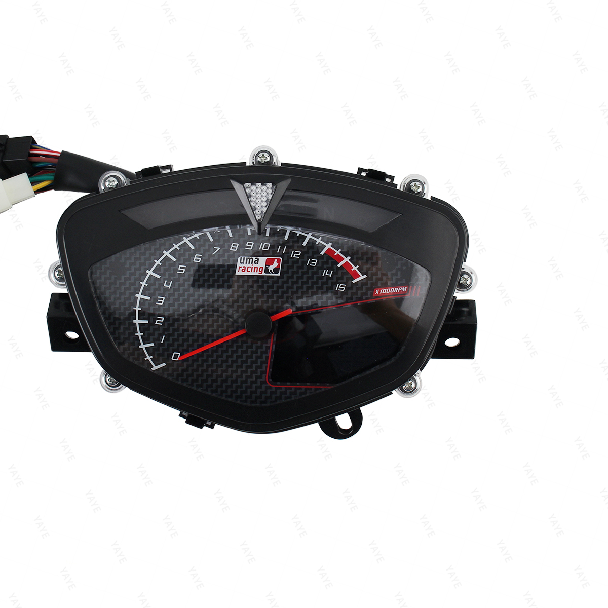 Motorcycle odometer, motorcycle LCD RPM speedometer, motorcycle tachometer/multi-color display. For Y135 LC V1/Jupiter MX Sniper.