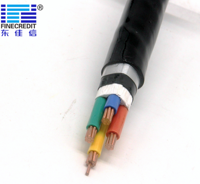 Изоляция PVC электрического кабеля черноты 70mm VV22 YJV22 бронированная