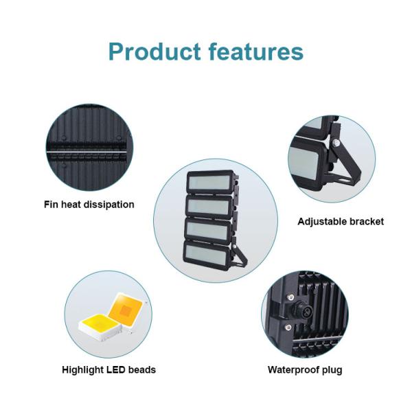 KCD Explosion Proof Aluminum Housing 1000W High Power LED Flood Light for Outdoor Stadium Lighting