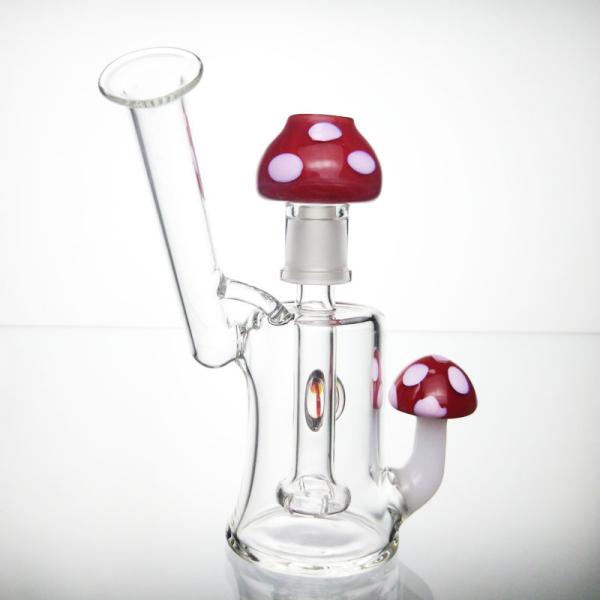 5 Inches Smooking Bongs Glass Water Pipes Colorful With 14mm Female Joint