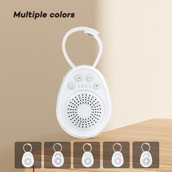 Wireless White Noise Machine with 20 Soothing Sounds USB Rechargeable