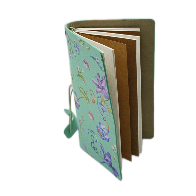 Personalized A6 PU Refillable Leather Notebook Travel Journal Detachable Portable