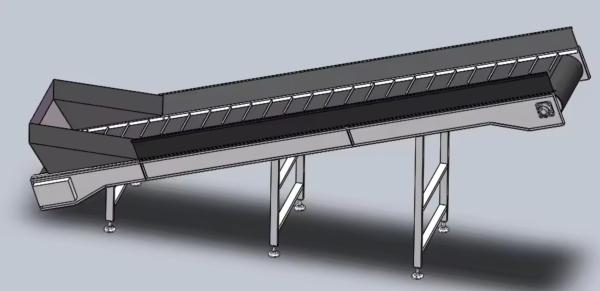 Adjustable Speed Carbon Steel/Stainless Steel Belt Conveyor for Sale
