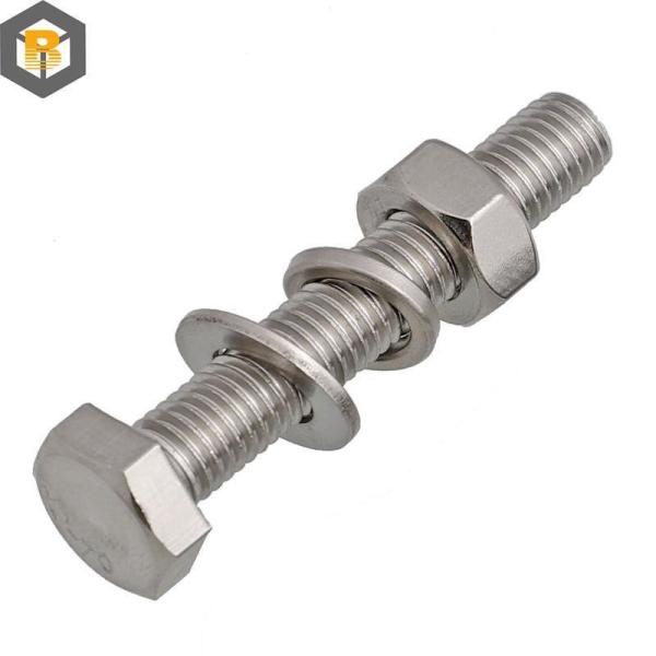 Custom by 2D/3D/drawing Super Alloy Steel 25cr/2mova/B16 Hex Head Bolt Machine Part