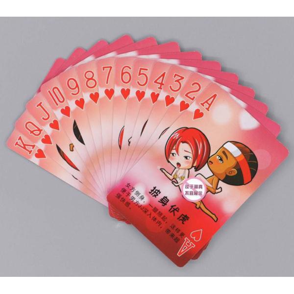 Изготовленные на заказ напечатанные взрослые 52 особенного игральных карт конструированного для любовников