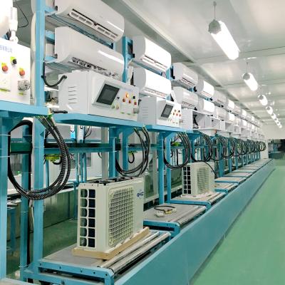 Split Type Air Conditioner Auto Production Line with Leak Detection & Performance Test Integration