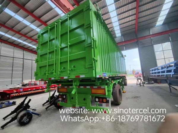 Enclosed Heavy-Duty Cargo Semi-Trailer 30-50 Ton Capacity