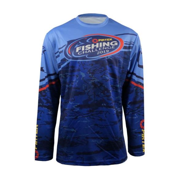 30. Camisa de pesca com protetor solar de logotipo personalizado ativo e seguro para a marca B2B