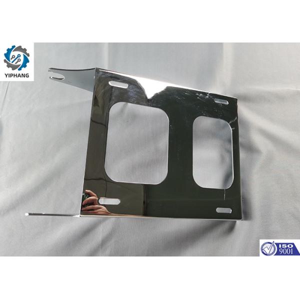 Mild Steel Chroming Sissi Bar Sheet Metal Brackets Components 0.5mm ISO9001