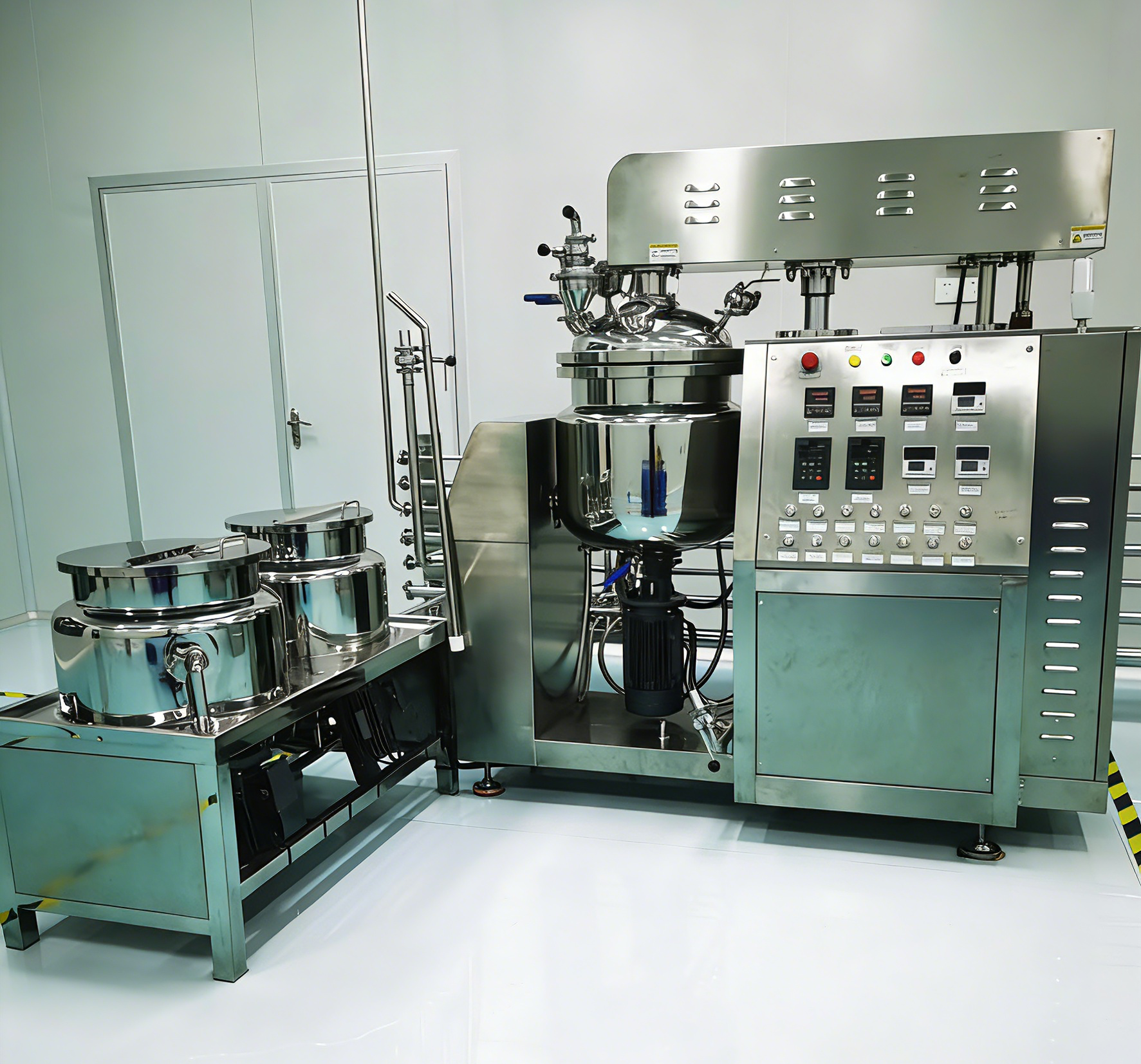 Vacuum Homogenizer Emulsifying Mixer for Cosmetic Cream & Lotion Production
