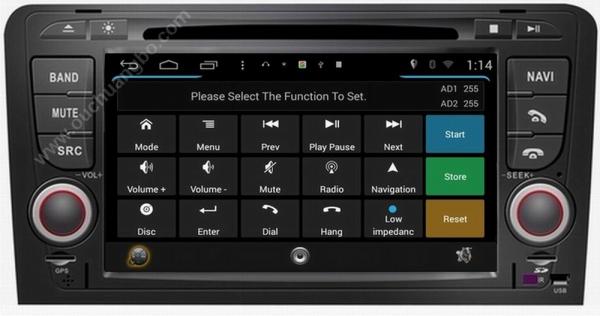 Ouchuangbo S160 Audi A3 GPS radio stereo navi support 3G WIFI BT phone book android 4.4 OS
