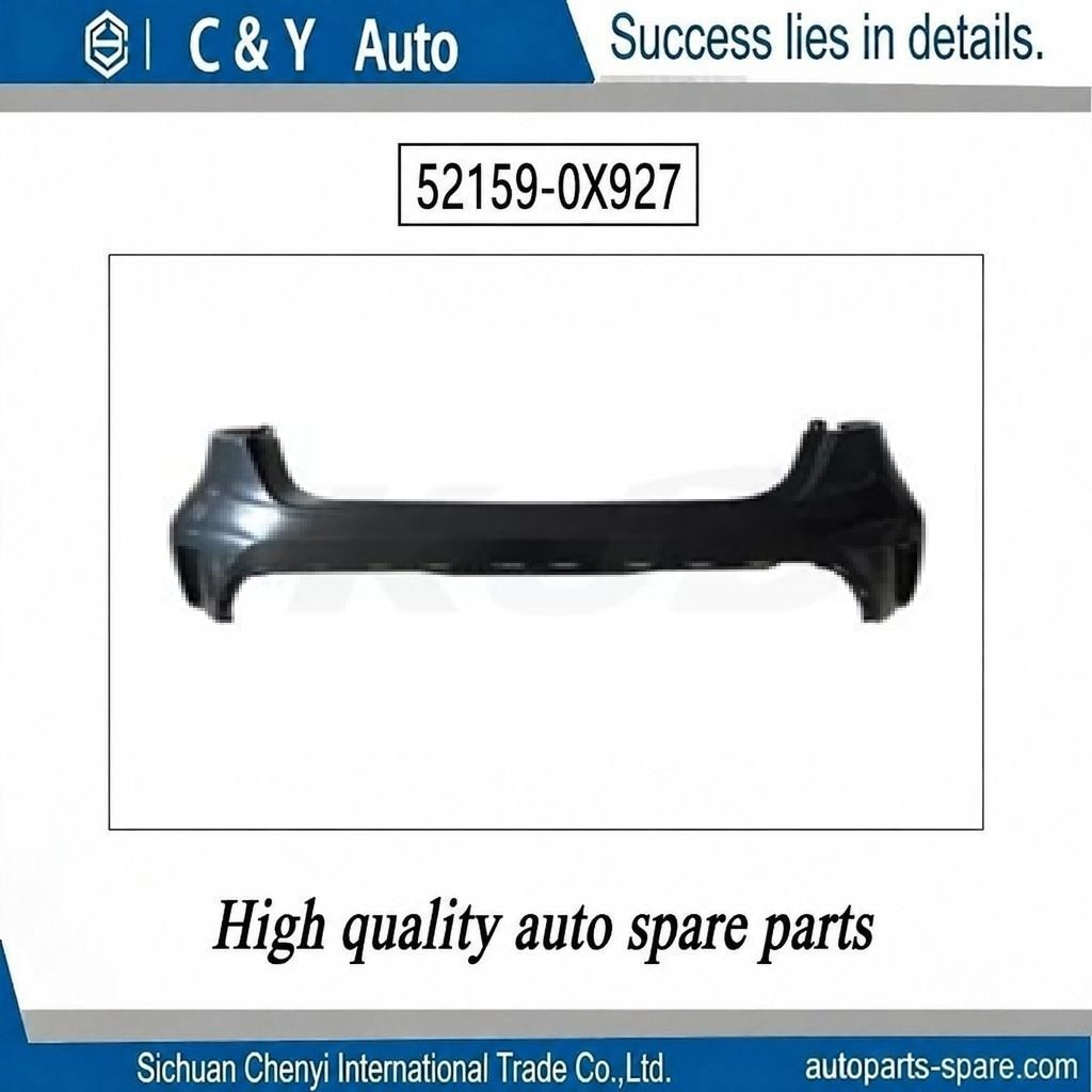 OE 52159‑0X927 High‑Toughness Rear Bumper Upper Cover For Toyota Corolla Sedan 2020‑2025 US Version LE SE Non‑Apex Package Replacement Shell