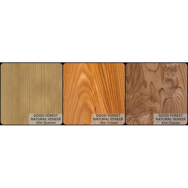 ELM Natural Wood Veneer Crown Cut Grain Provide Customized Service