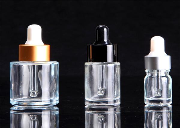 Gold Top Essential Oil Child Proof Glass Dropper Bottles For 20Ml Capacity