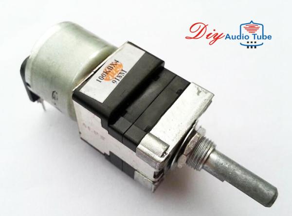 ALPS RK168 100K Quad Audio Rotary Motor Driven Potentiometer B100k×4 25mm