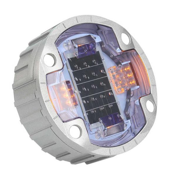 OEM Solar Flashing Road Studs LED Aluminium Alloy Height 50mm