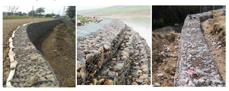 Шестиугольный сплетенный Pvc покрыл подпорную стенку корзин 2.2mm Galfan Gabion