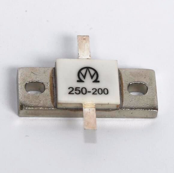 RF Resistor Dummy Load Resistor with -55℃~ +125℃ Operating Temperature 1.2~1.3 Standing Wave Ratio and Copper Nickel Plated Flange Mount