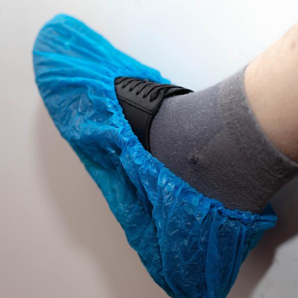 Eco Friendly Disposable Shoe Covers Dust Resistant For Family And Work Place
