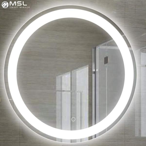 5mm Lighted Bathroom Makeup Mirror Magnifying Illuminated Bathroom Vanity Mirror Customized