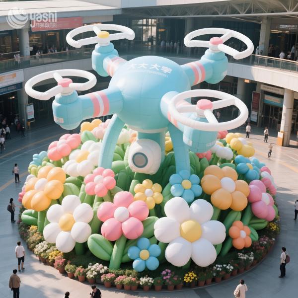 Colorful Balloon Flower Inflatable Decorations for Mall Outdoor Decoration