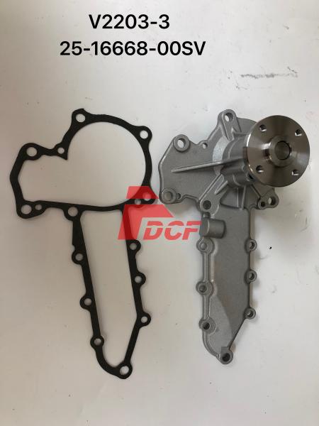 V2203 Kubota Excavator Water Pump 25-16668-00SV For Excavator Diesel Engine Parts